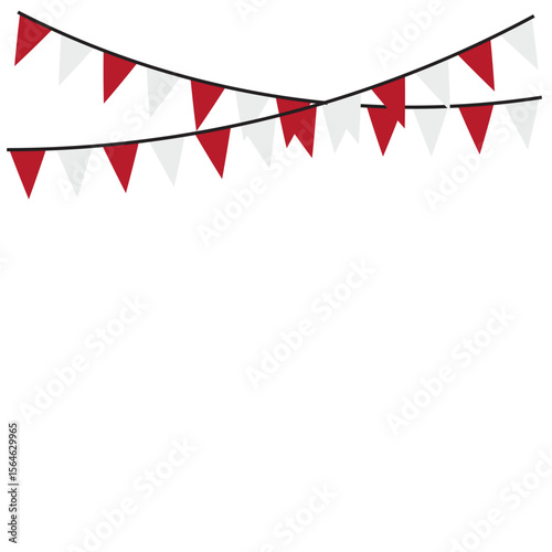 Indonesian Bunting Flag Decoration