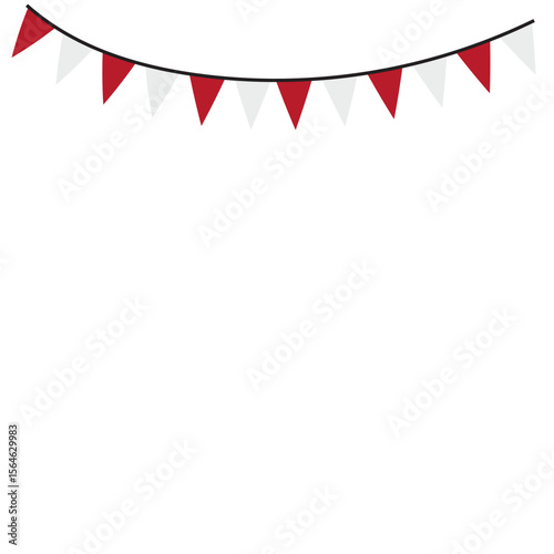 Indonesian Bunting Flag Decoration