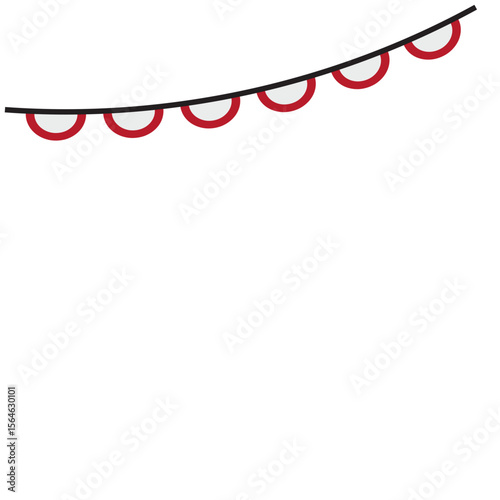 Indonesian Bunting Flag Decoration
