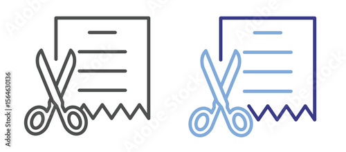 Tax Cut Icon Color