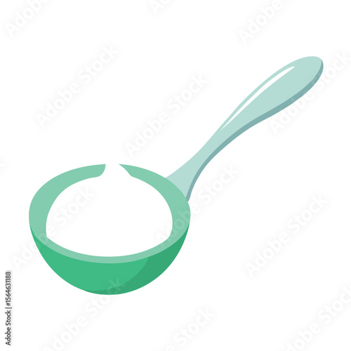 A spoonful of yogurt, creamy and fresh, on a plain white surface, representing healthy dairy and breakfast options