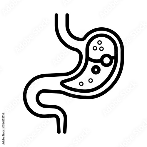 Stomach organ icon