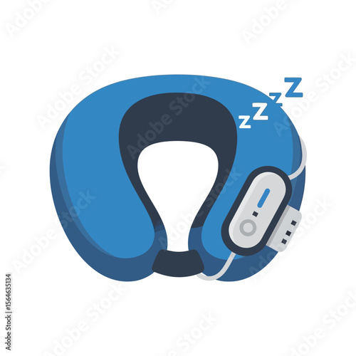 Comfortable Modern Neck Pillow for Enhanced Sleep.