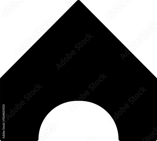 Tent icon set Simple vector illustration. Tourist Tent Line Design. Camp Travel Event.
