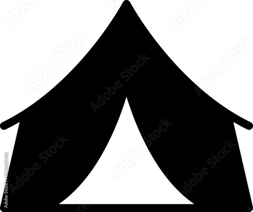 Tent icon set Simple vector illustration. Tourist Tent Line Design. Camp Travel Event.