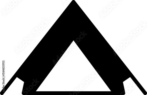 Tent icon set Simple vector illustration. Tourist Tent Line Design. Camp Travel Event.