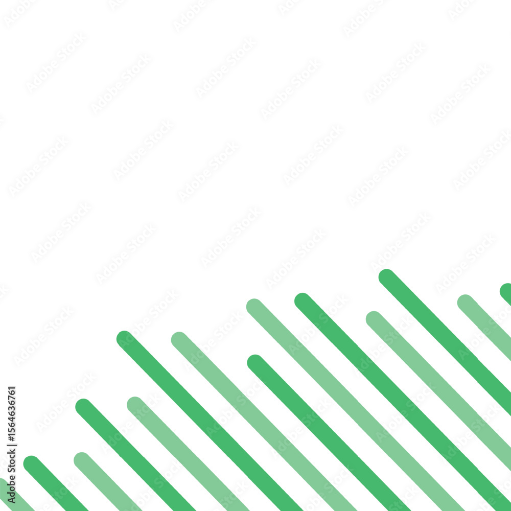 Obraz premium Green Diagonal Stripes Abstract Background