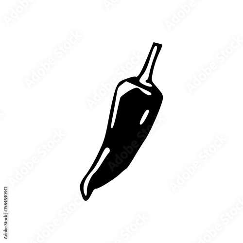 spicy chili pepper vector icon
