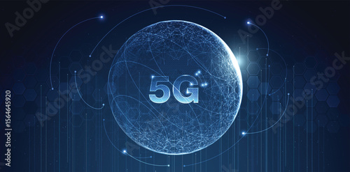 5G network wireless internet Wi-fi connection and internet of things with modern city skyline. Smart city and communication network concept. High speed, broadband telecommunication. vector design.