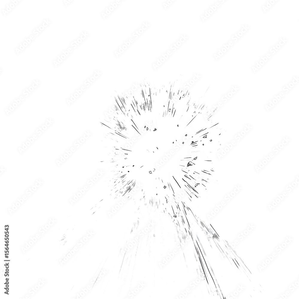 Fototapeta premium firework illustration png transparent background