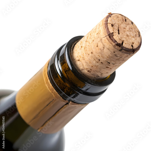 Wine Bottle Cork Close-up: Texture, Detail, and Elegance