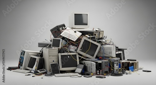 Obsolete Technology Pile: A Visual Commentary on E-Waste