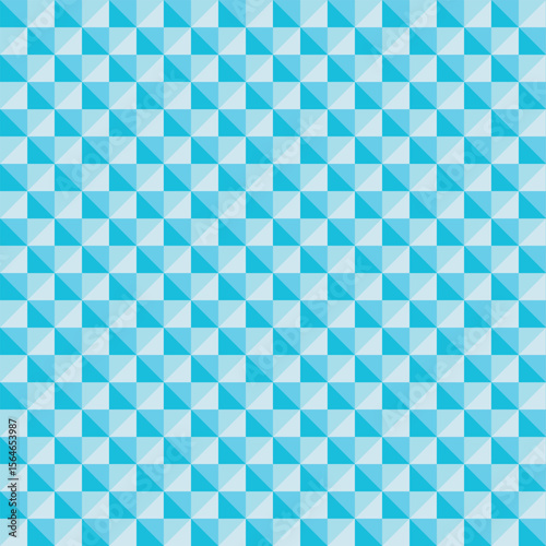 Polygon background with triangles and squares, Pattern illustration, Swatch support, Light blue / 三角形と四角形が並んだポリゴン背景 パターンイラスト スウォッチ対応 水色