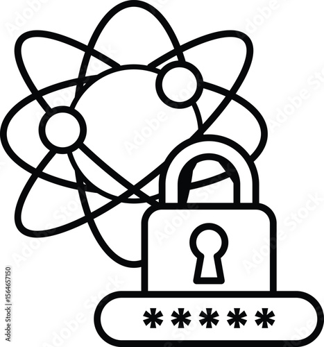 A black and white image of a key
