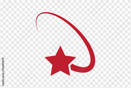 Star fall icon sign vector. Falling stars set icon meteorites or comets. Falling star icon from collection for mobile concept and web apps icon.
