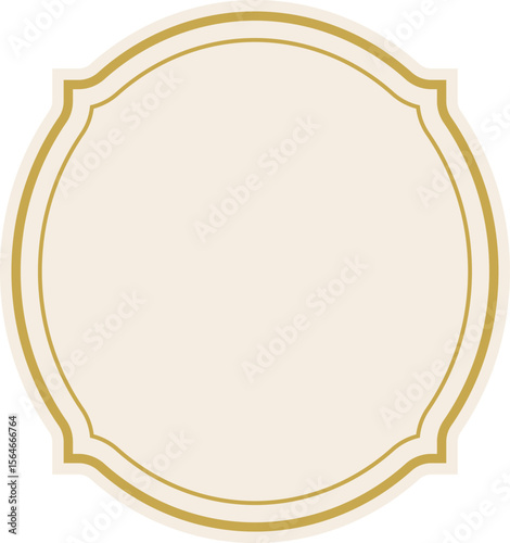 Set of elegant Vintage label Frames