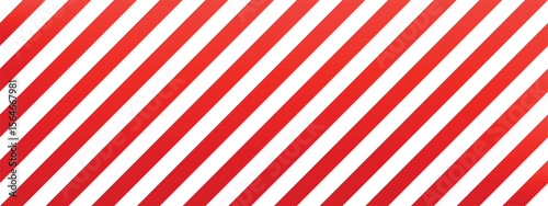 A simple pattern of diagonal red and white stripes. The background features alternating bands of vibrant red and bright white, creating a clean and bold visual.