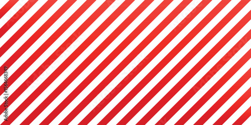 A vibrant red and white diagonally striped pattern covers the scene, reminiscent of a holiday theme, creating a simple yet visually appealing backdrop.