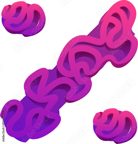Cartoon underwater font coral percent sign. Ocean life ABC alphabet element, sea nature isolated vector English typeset special symbol or underwater wildlife font punctuation sign