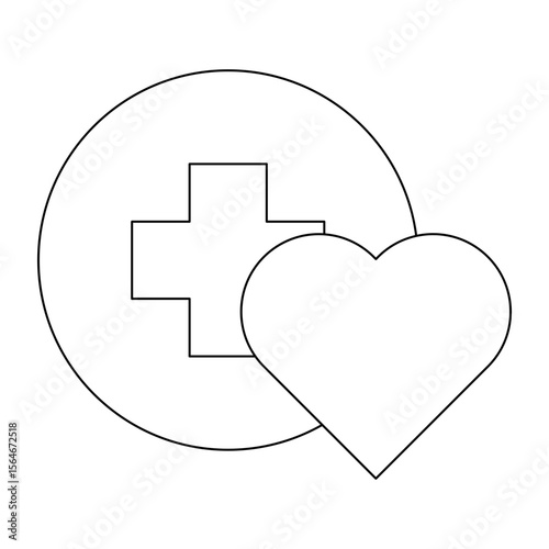 Healthcare and Medicine. Medical icons set. Outline icons collection
