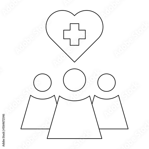 Healthcare and Medicine. Medical icons set. Outline icons collection