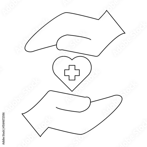 Healthcare and Medicine. Medical icons set. Outline icons collection