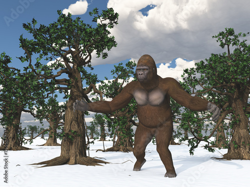 Bigfoot in der Wildnis