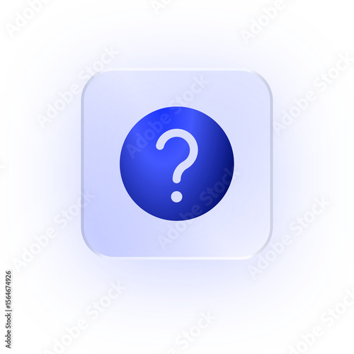 Glassmorphism Icon Help Support Icon Support Icon Soft Shadow Glassmorphic Assistance Icon Question Icon Aid Icon Info Icon Customer Service Icon Help Desk Icon Service Icon
