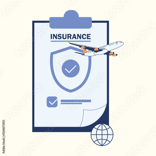 Illustration of an Insurance Travel Essentials