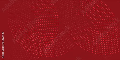 Collection of red concentric circles. Collection of radial sound wave or sonar rings. Pack of radar icon symbols, targets, dashed lines, halftones.eps 10.