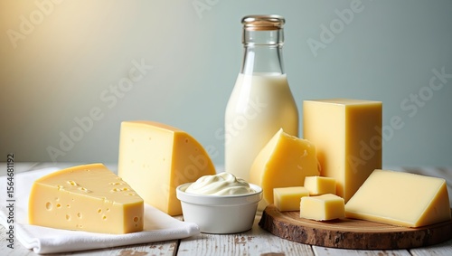 cheese and milk