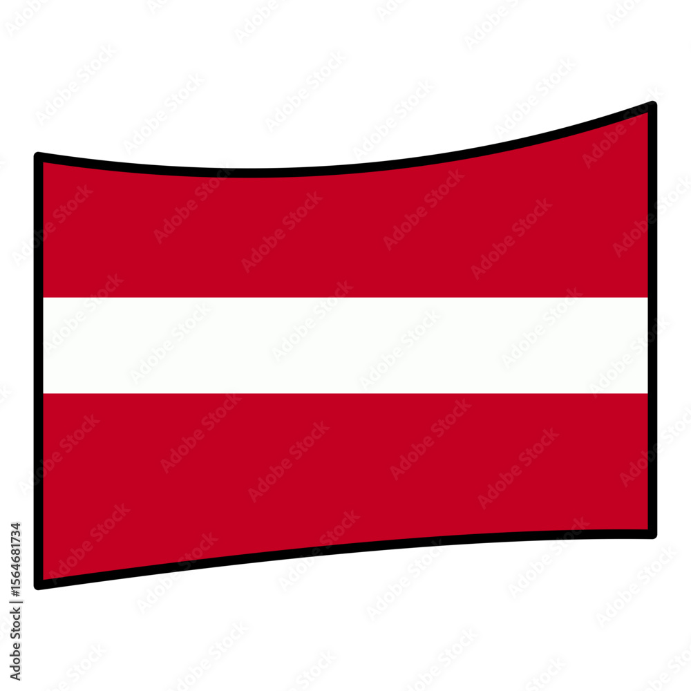 Obraz premium latvia flag