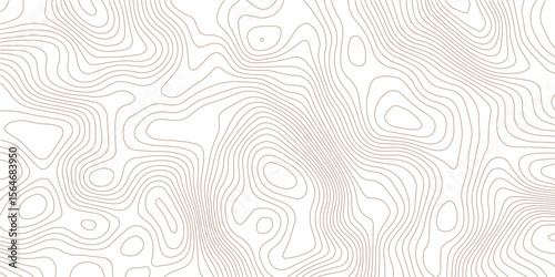 Topographic gold luxury map background. Geographic abstract pattern. The topo contour or wallpaper. Mountain trail terrain or path. Vector illustration.Golden linear pattern on green background. Premi