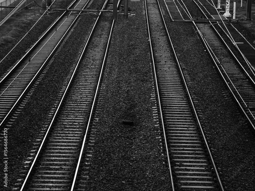 railroad tracks railroad tracks