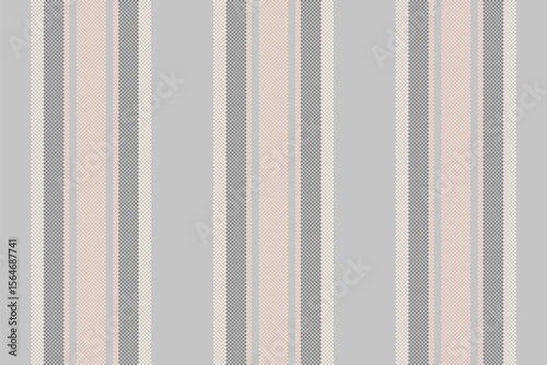 Elegant vertical stripes in soft grey, beige, and blush pink create a subtle textured pattern.