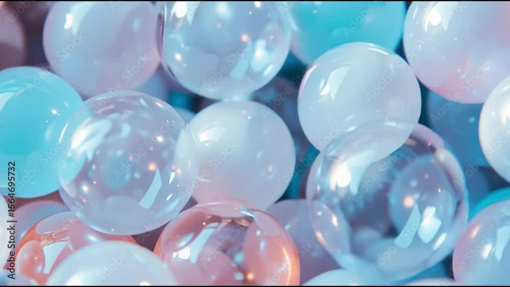 Playful arrangement of colorful spheres in soft pastel shades highlights fun and creativity in a vibrant setting Playful arrangement of colorful spheres in soft pastel shades highlights fun and creativity in a vibrant setting