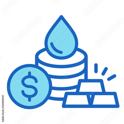 Commodity Market  Icon Element For Design
