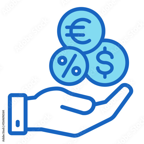 Mutual Fund  Icon Element For Design