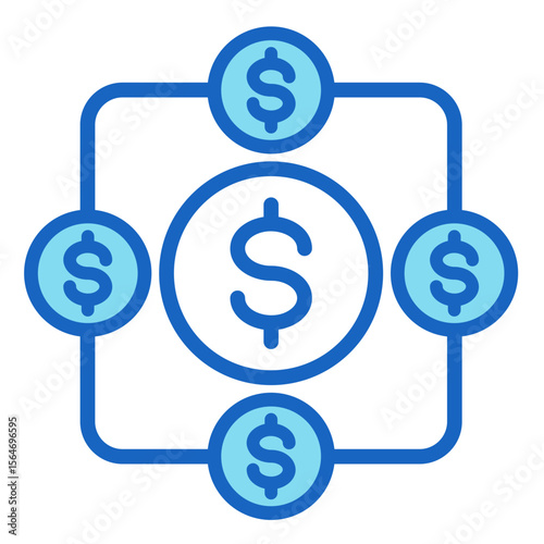 Hedge Fund  Icon Element For Design