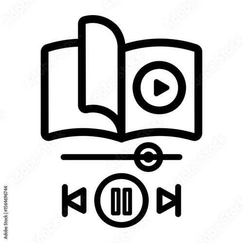 video tutorial Line Icon