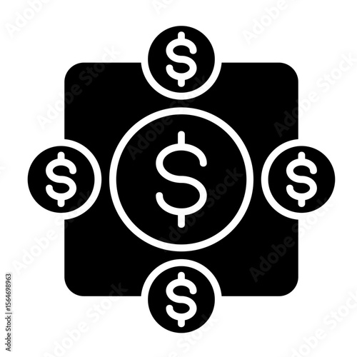 Hedge Fund  Icon Element For Design