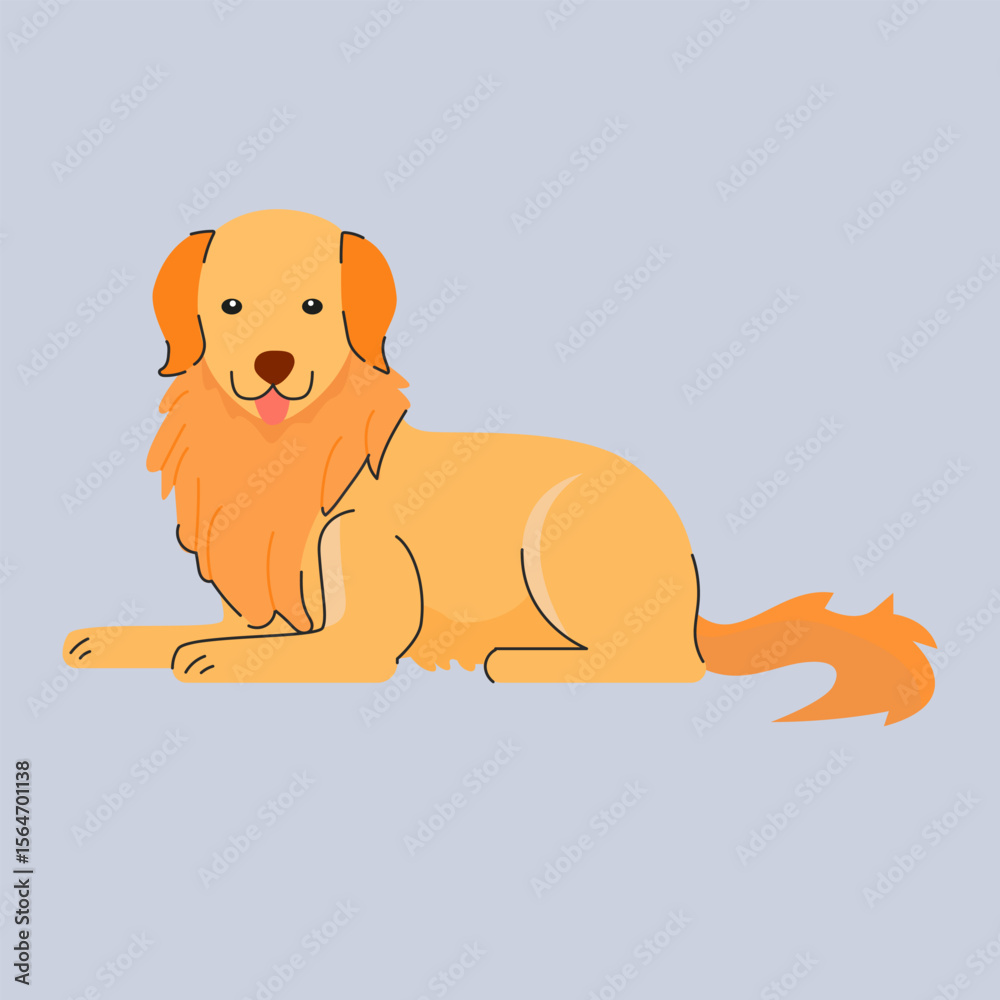 Obraz premium Dog Illustration