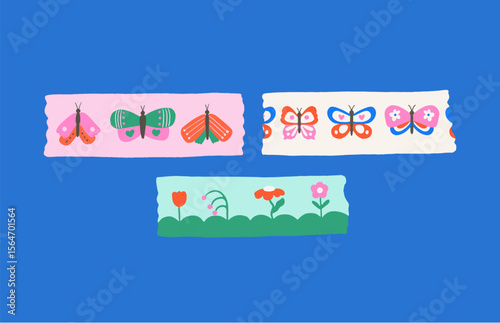 Cute Decorative Colorful Hand Drawn Washi Tape