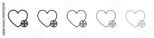 Add to favorite icon simple illustration collection symbol