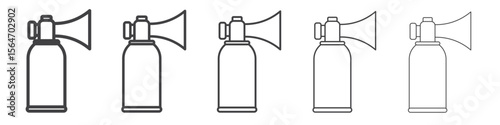 air horn icon simple illustration collection symbol