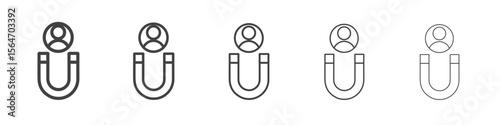 Attraction icon simple illustration collection symbol