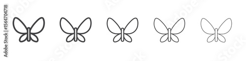 Butterfly icon simple illustration collection symbol