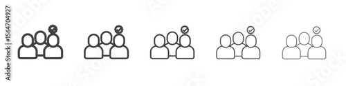 candidate icon simple illustration collection symbol