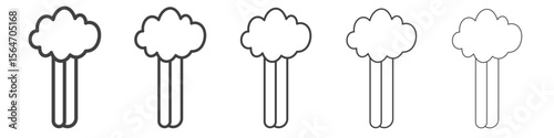 Celery icon simple illustration collection symbol