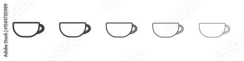 Coffee cup icon simple illustration collection symbol